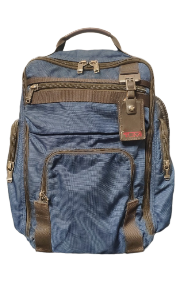 Tumi Mens Fremont Tacoma Baltic Blue Nylon Brief Pack Backpack