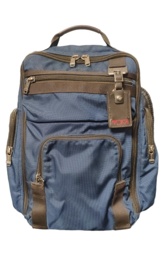 Tumi Mens Fremont Tacoma Baltic Blue Nylon Brief Pack Backpack