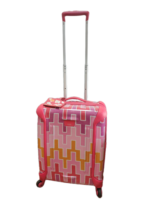 Tumi Vapor Continental Carry-On Jonathan Adler Pink Chevron - Tumi Hardside Luggage