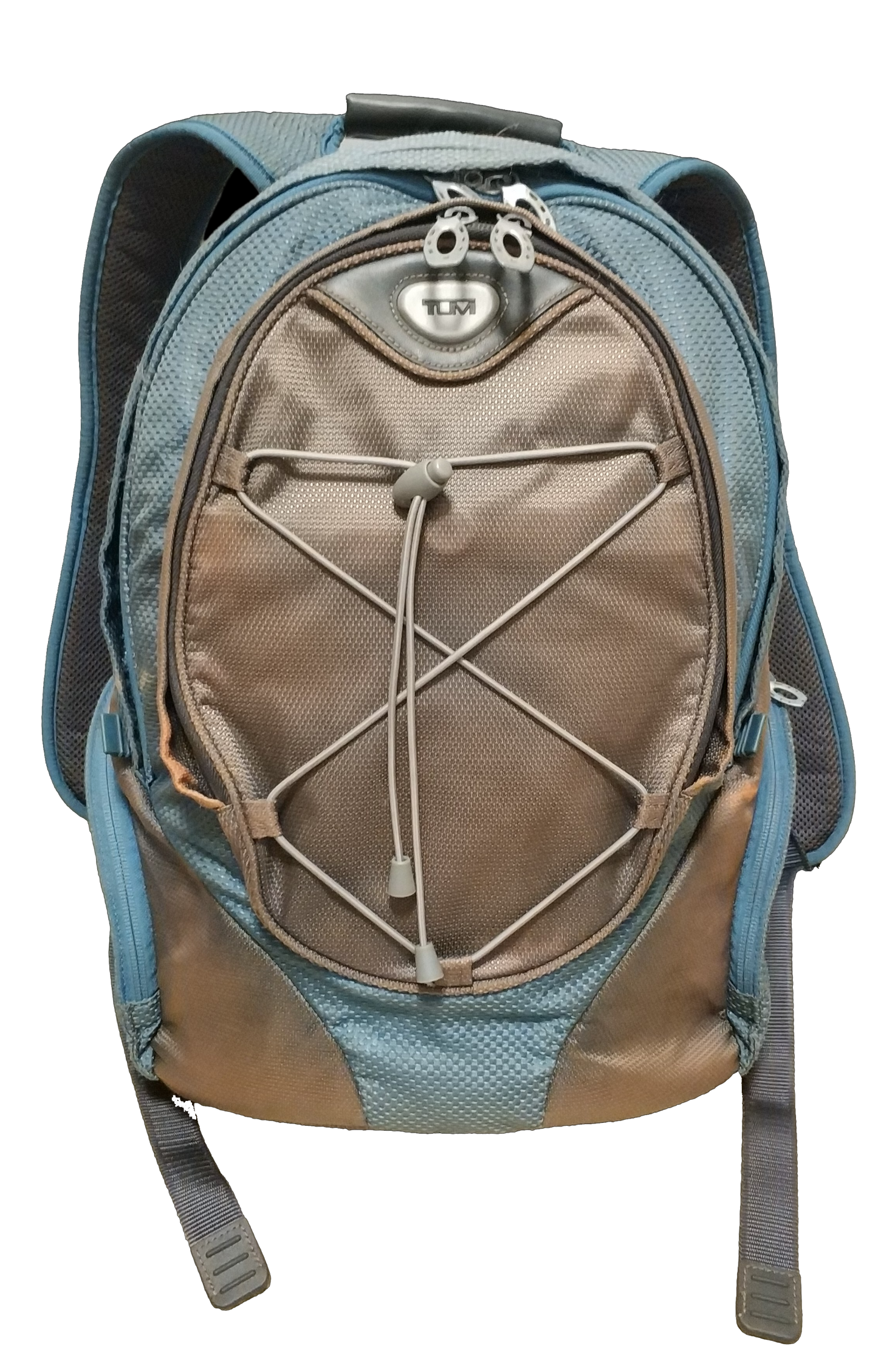 TUMI T-Tech 639DGB Blue-Gray Nylon Backpack Laptop Computer Daypack Bag