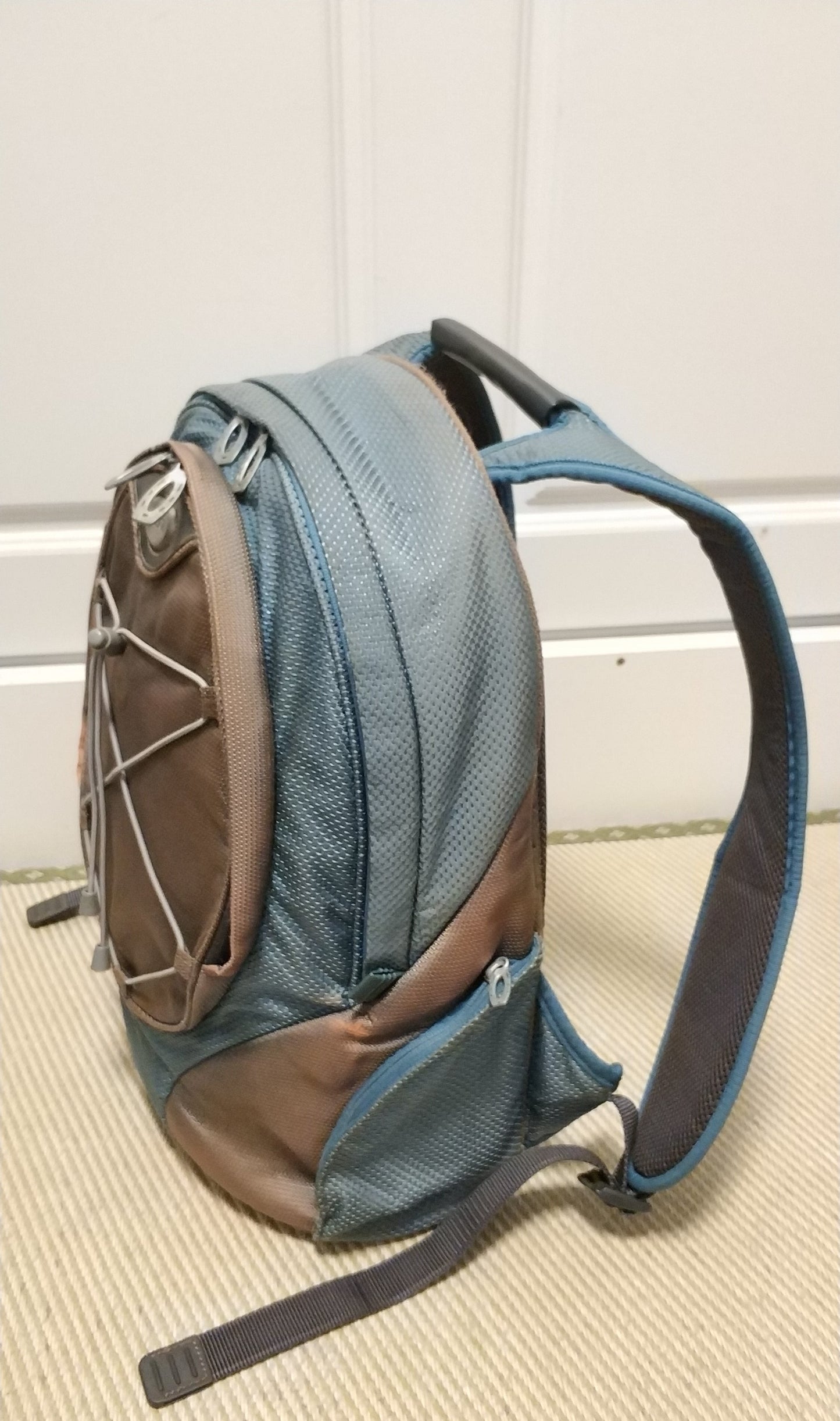 TUMI T-Tech 639DGB Blue-Gray Nylon Backpack Laptop Computer Daypack Bag