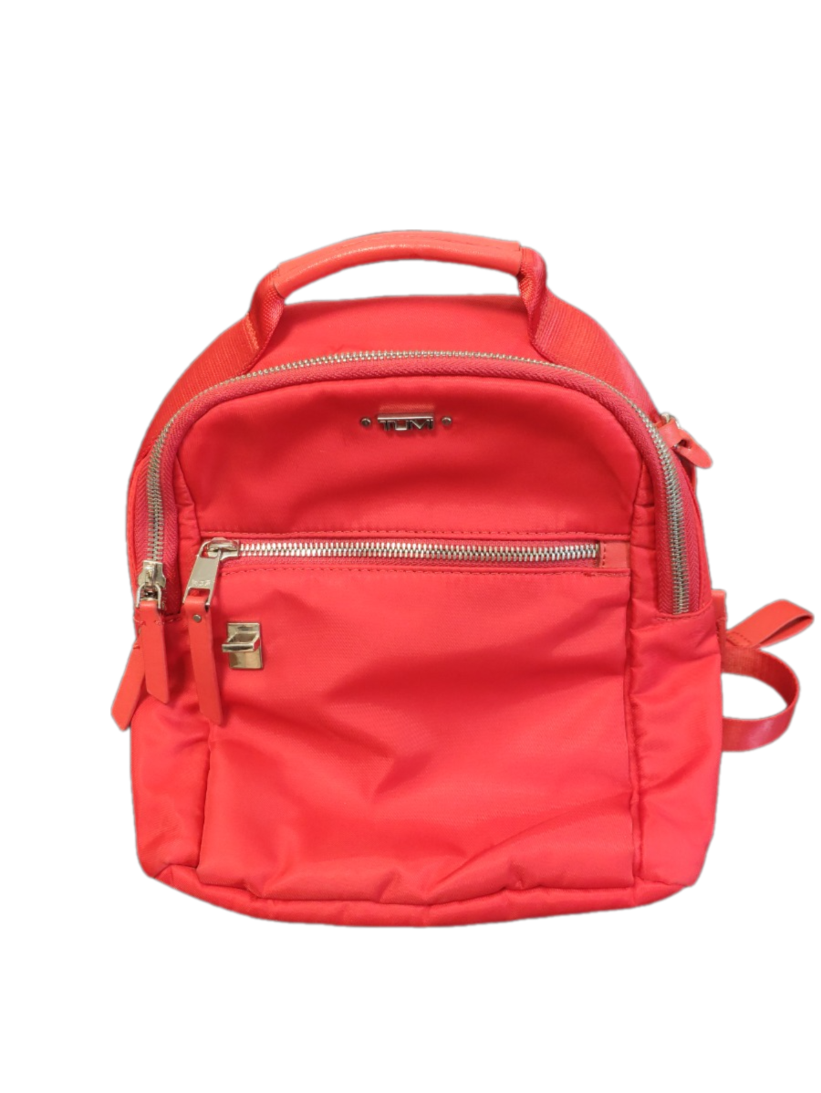 TUMI Voyageur Woman Backpack Red Nylon Small