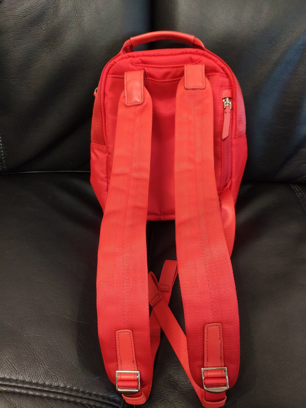 TUMI Voyageur Woman Backpack Red Nylon Small