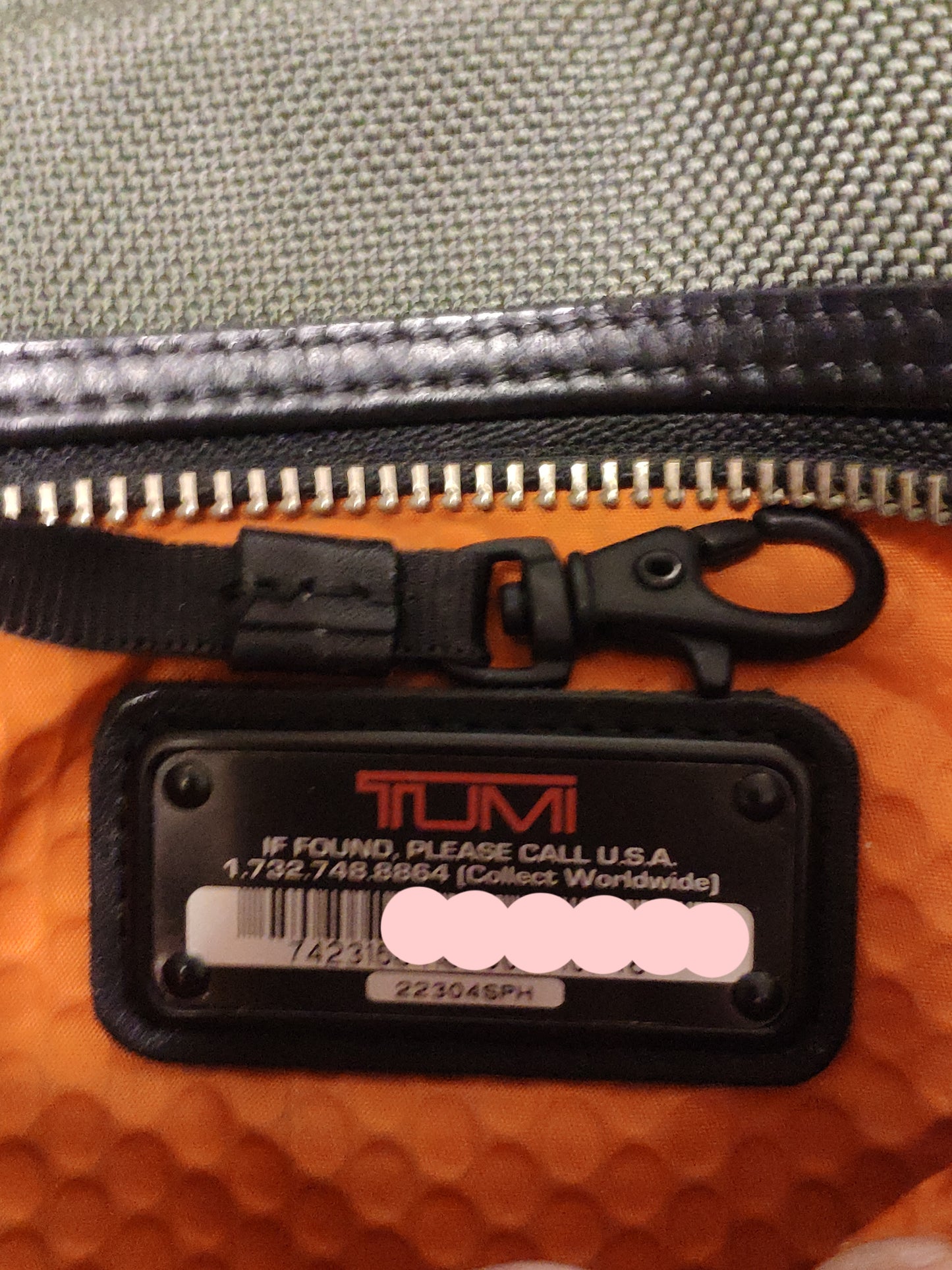 Tumi Alpha Bravo Ballistic Nylon Flap Crossbody Bag Navy 22304SPH