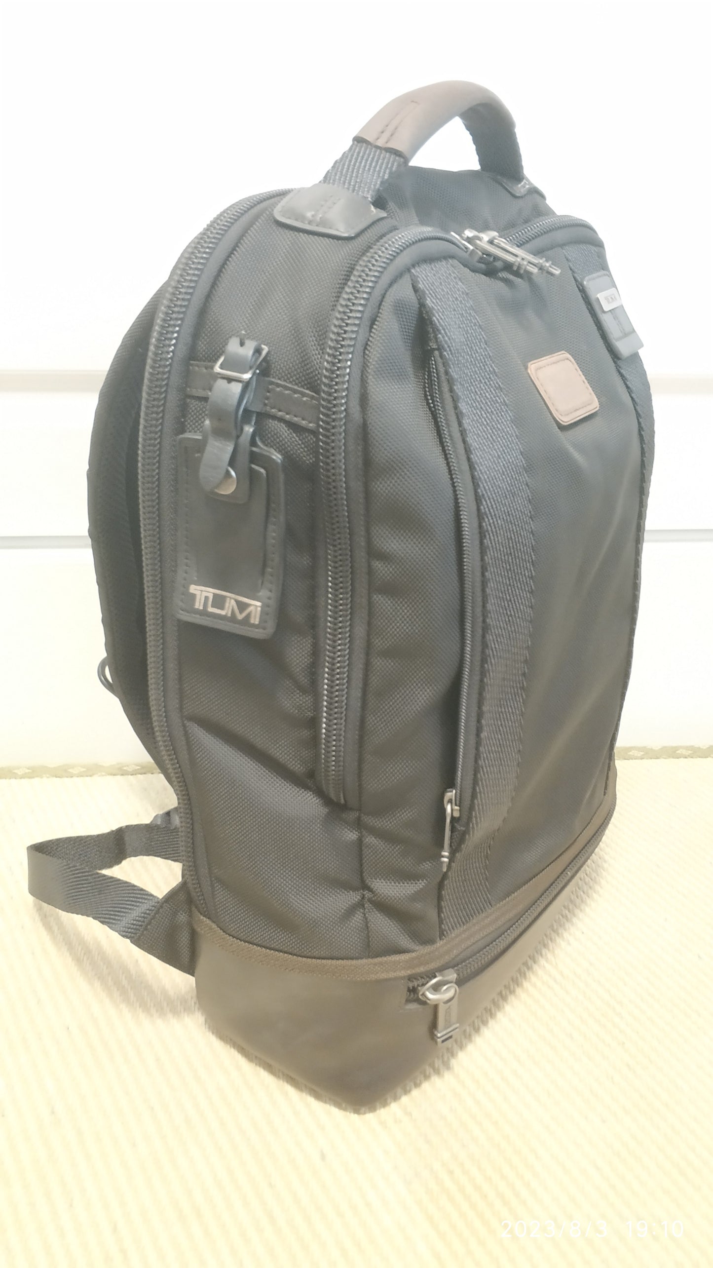 Tumi Alpha Bravo Dover Backpack (Hickory) Backpack Bags 222682HK2