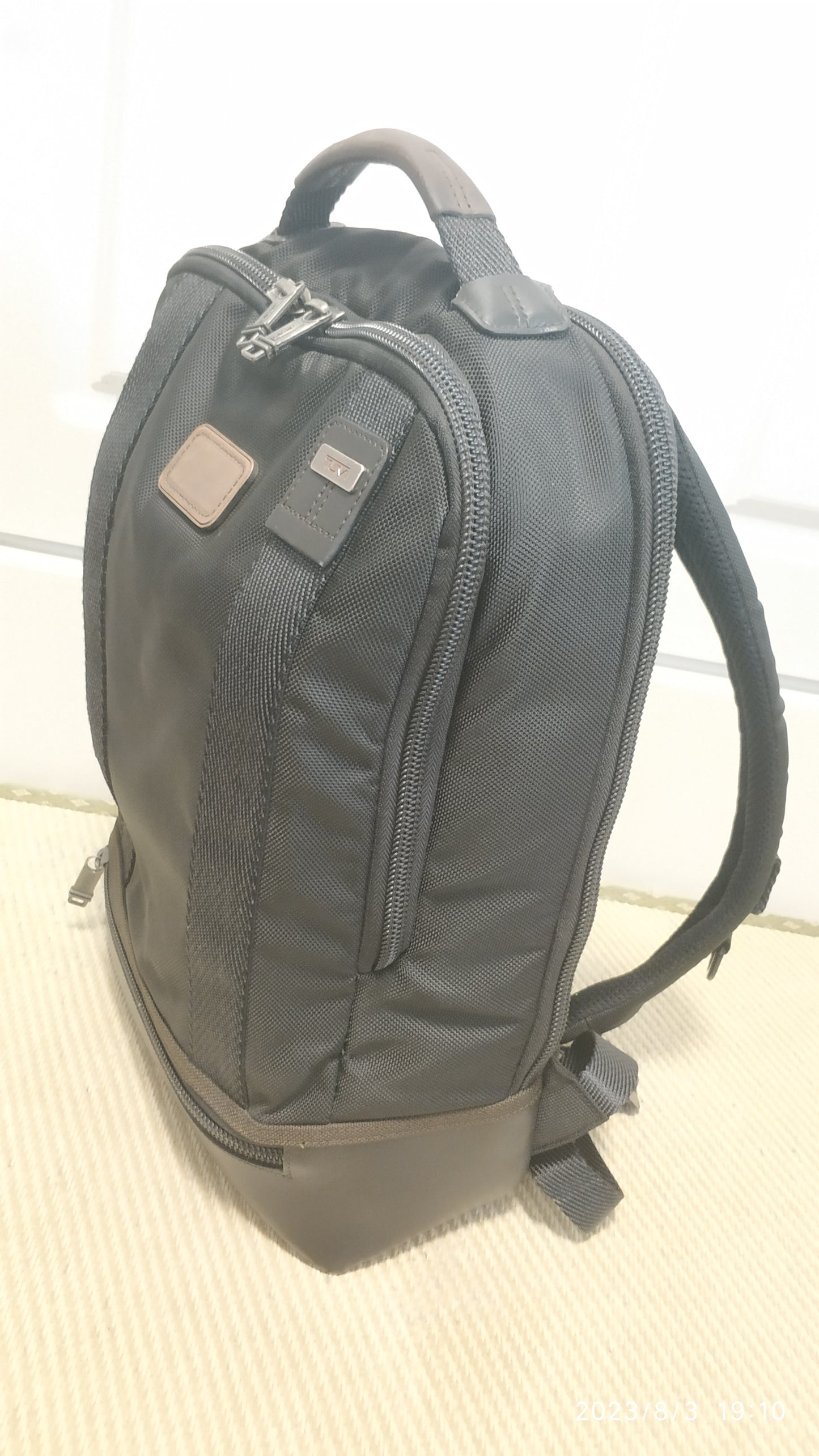 Tumi Alpha Bravo Dover Backpack (Hickory) Backpack Bags 222682HK2