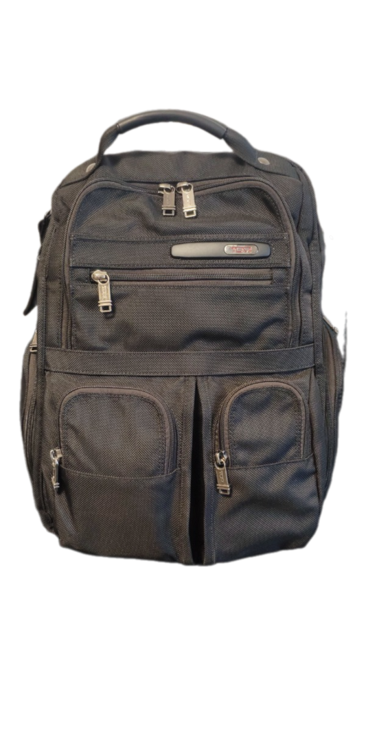 Tumi Alpha Backpack Nylon Blk 263173D4 Compact Laptop Brief pack