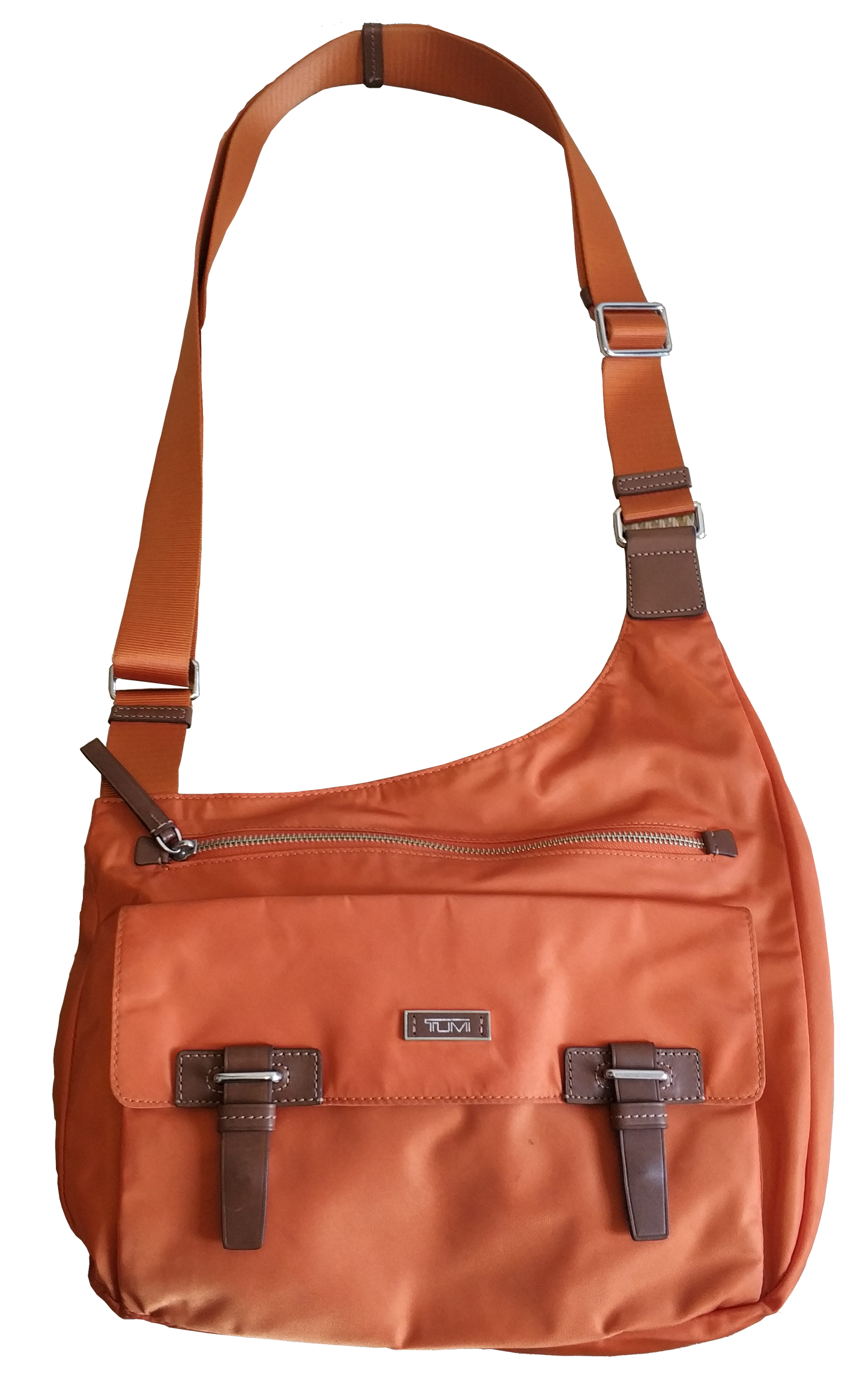 Tumi Voyageur CrossBody Nylon Handbag Orange