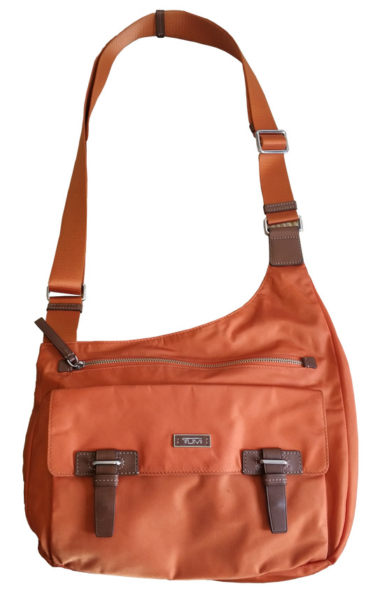 Tumi Voyageur CrossBody Nylon Handbag Orange