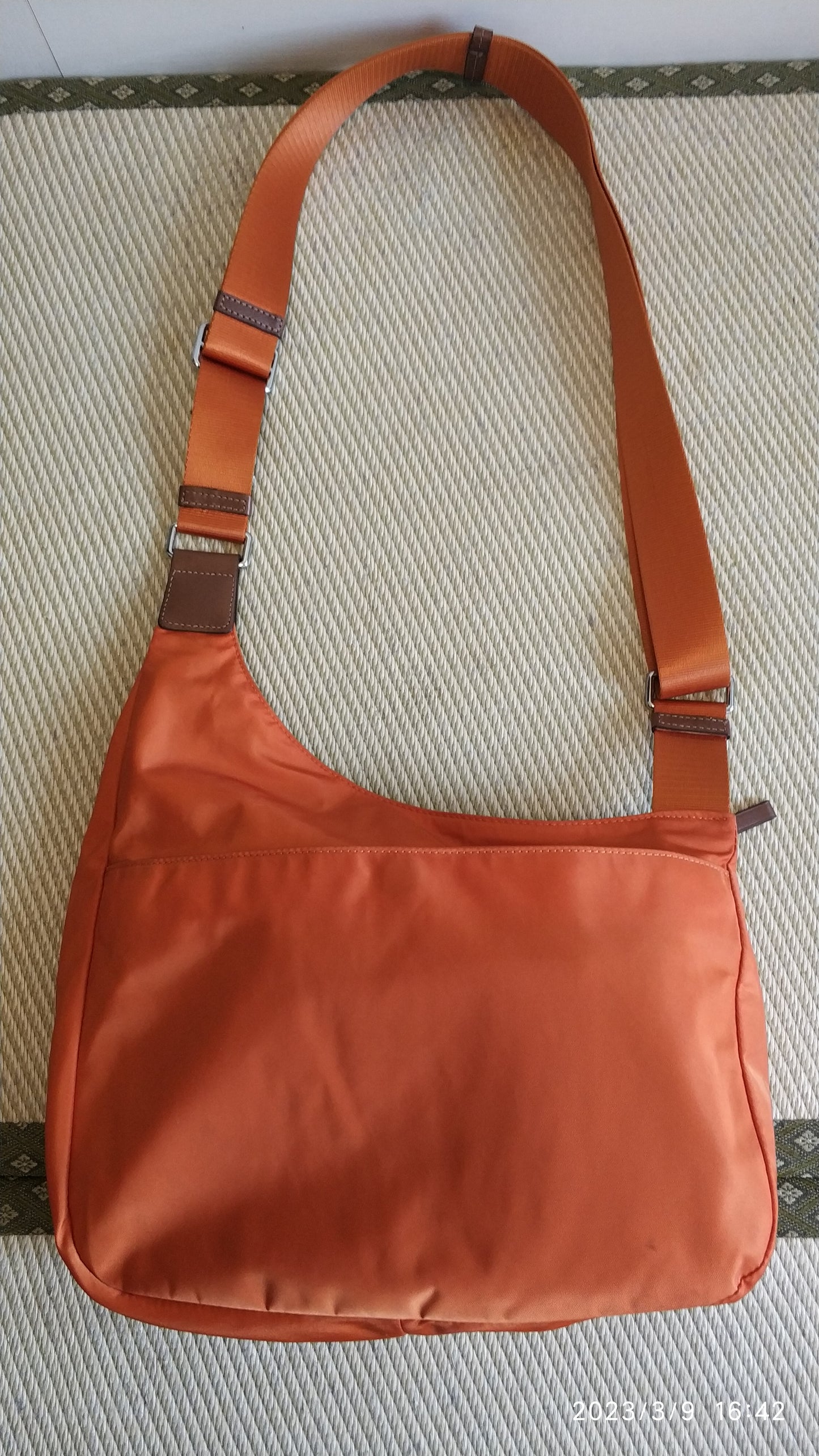 Tumi Voyageur CrossBody Nylon Handbag Orange