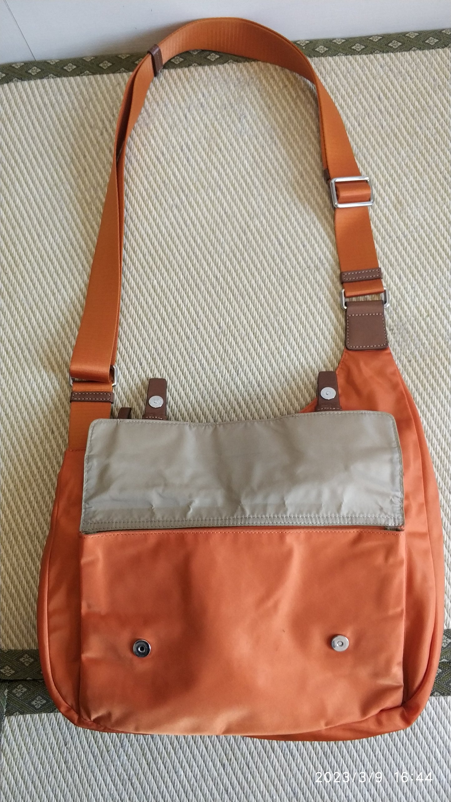 Tumi Voyageur CrossBody Nylon Handbag Orange