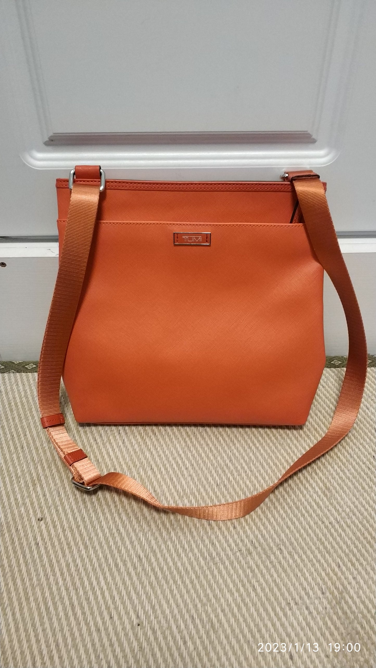 Tumi Voyageur Crossbody Bag 8 Inch Ipad Orange Women