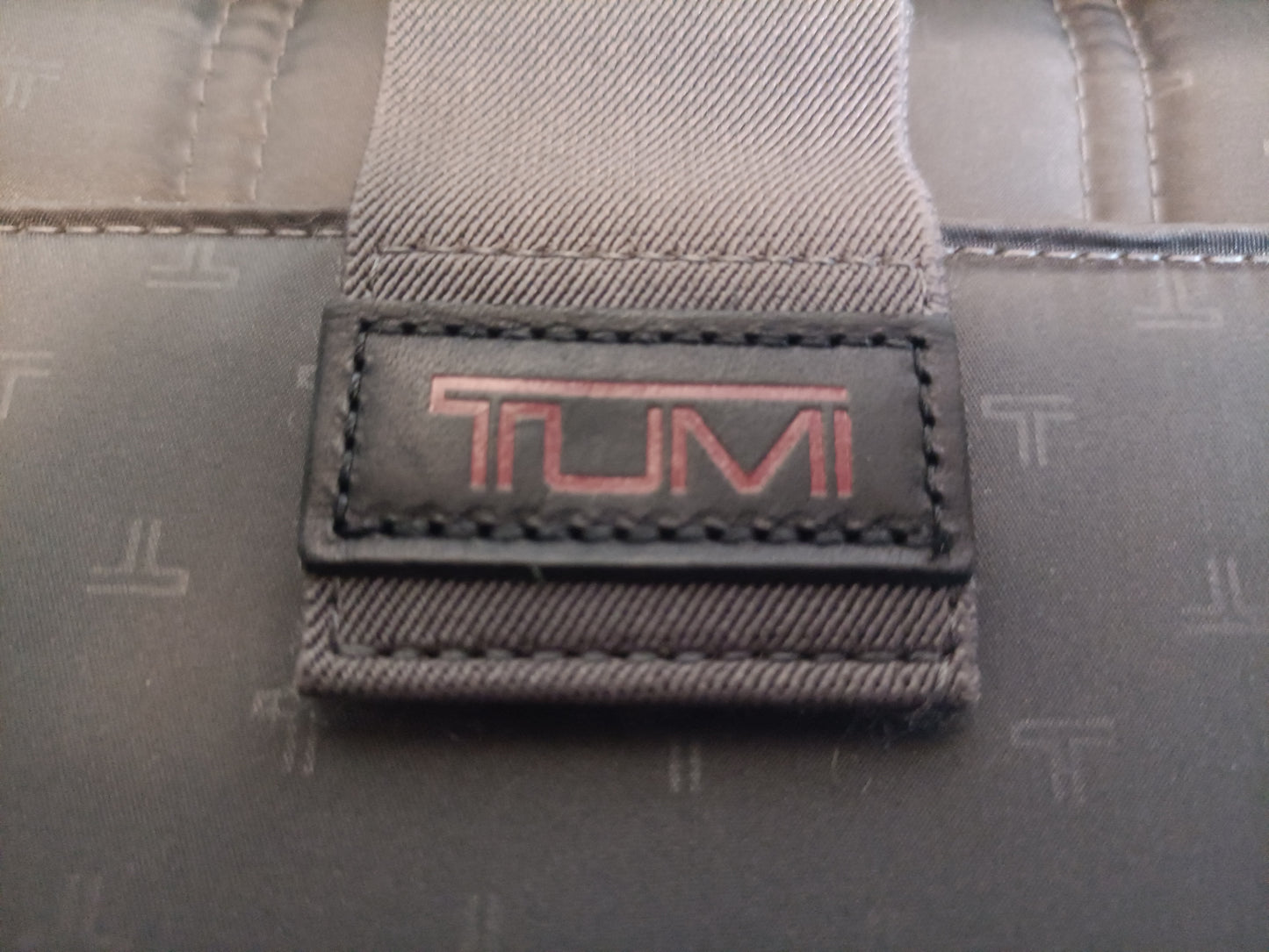 Tumi Mens Laptop Briefcase Shoulder Bag Ballistic Nylon Black 26516D4