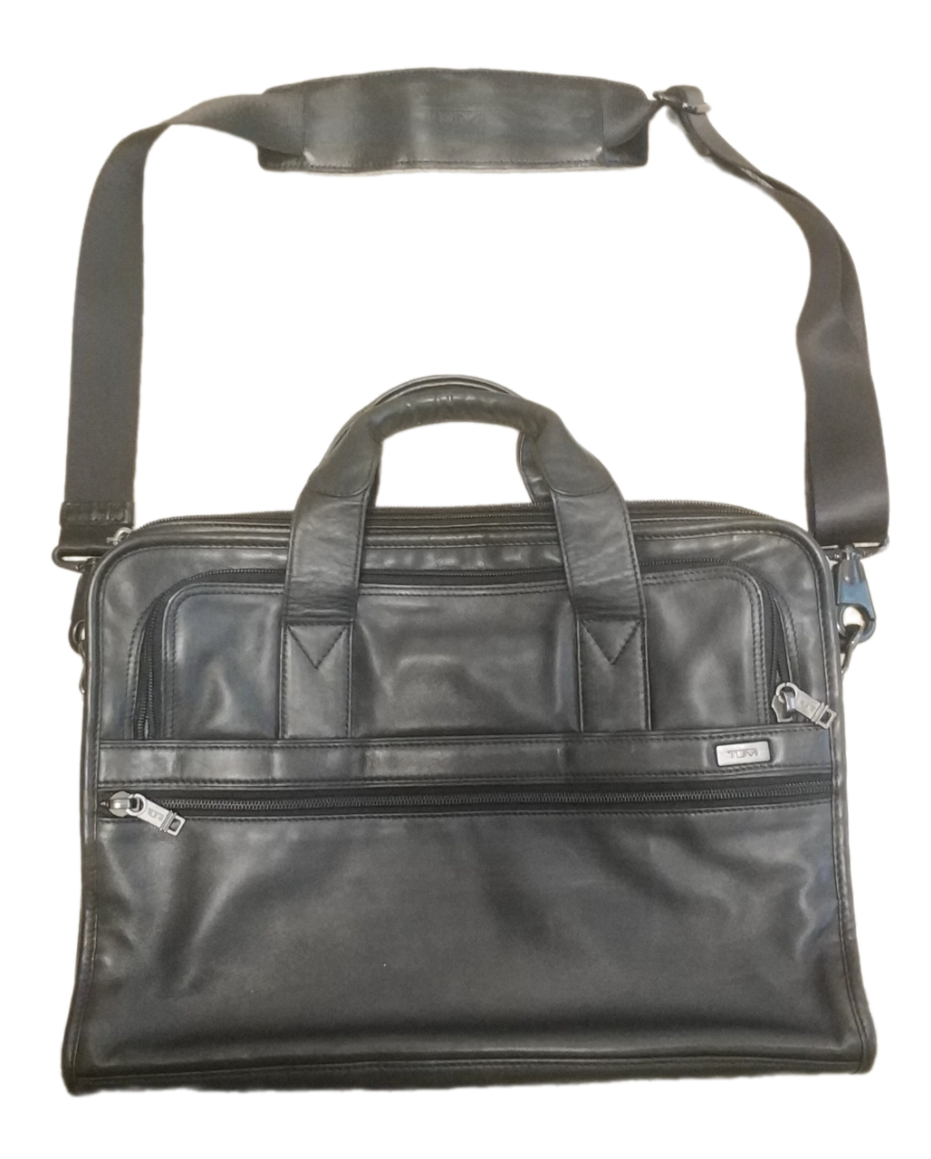 Tumi Napa Leather Slim Delixe Portfollio Style 96001D4 Breifcase Laptop Bag