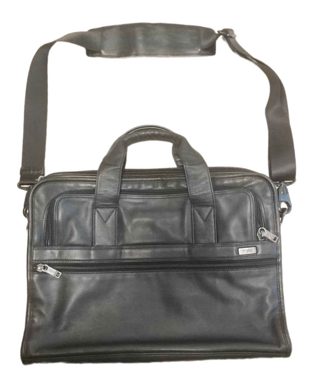 Tumi Napa Leather Slim Delixe Portfollio Style 96001D4 Breifcase Laptop Bag