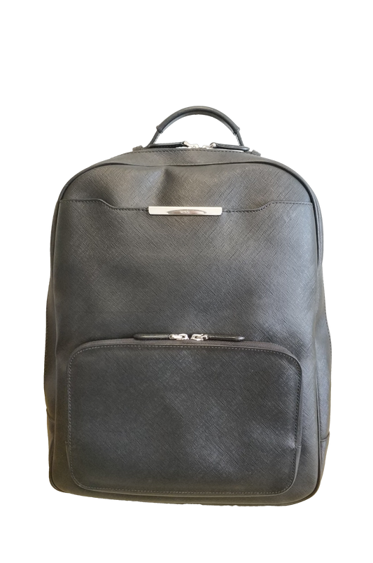 Tumi Sinclair Saffiano Leather Backpack Black