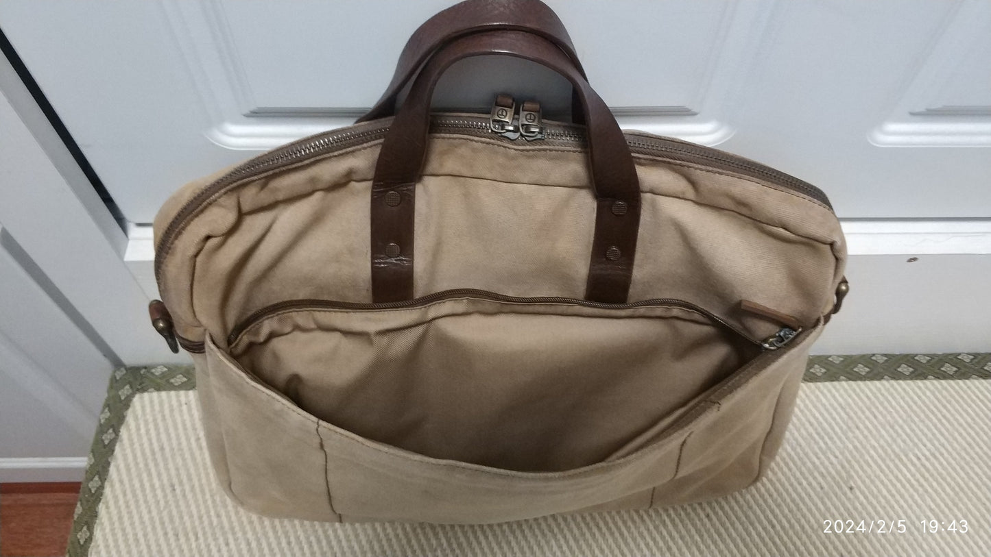 Tumi T-Tech Forge Newton Canvas Slim Deluxe Portfolio