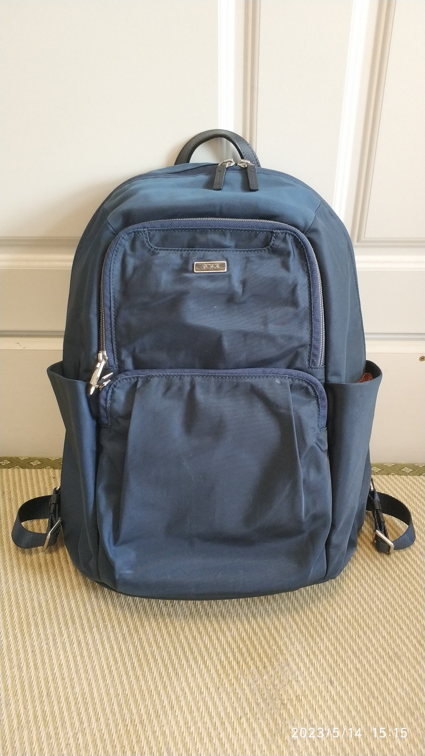 Tumi Voyageur Nylon Backpack Blue