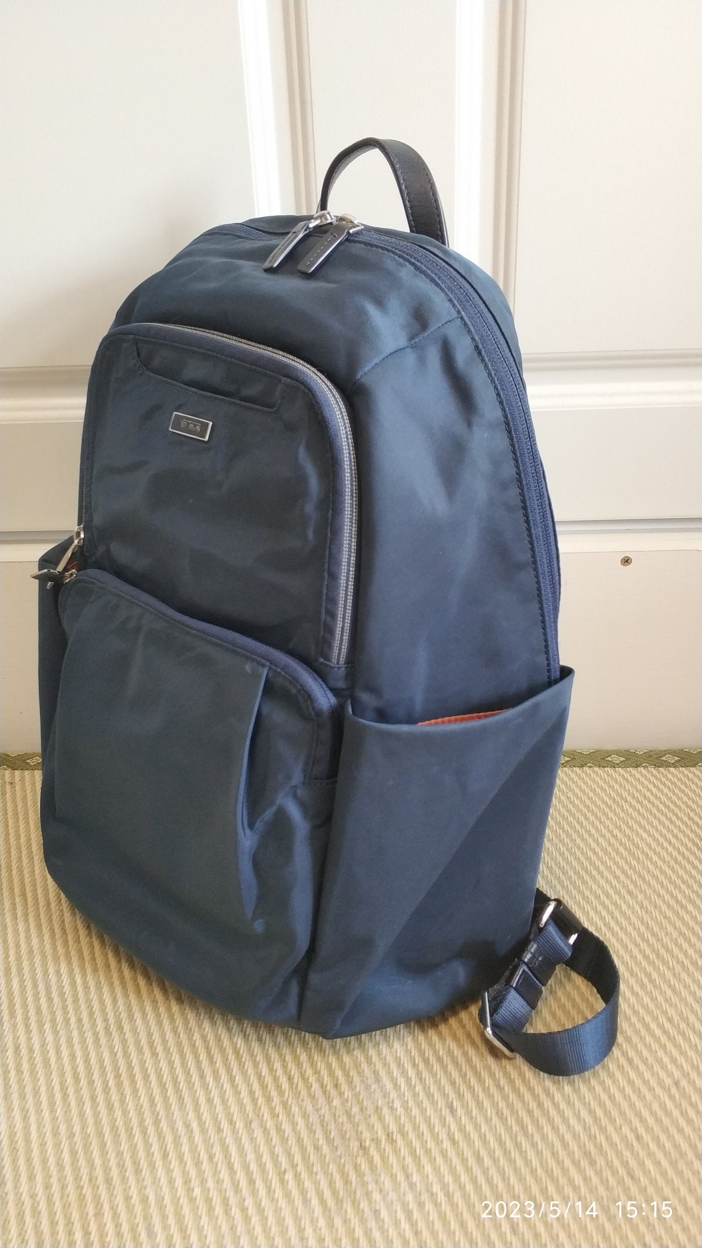 Tumi Voyageur Nylon Backpack Blue