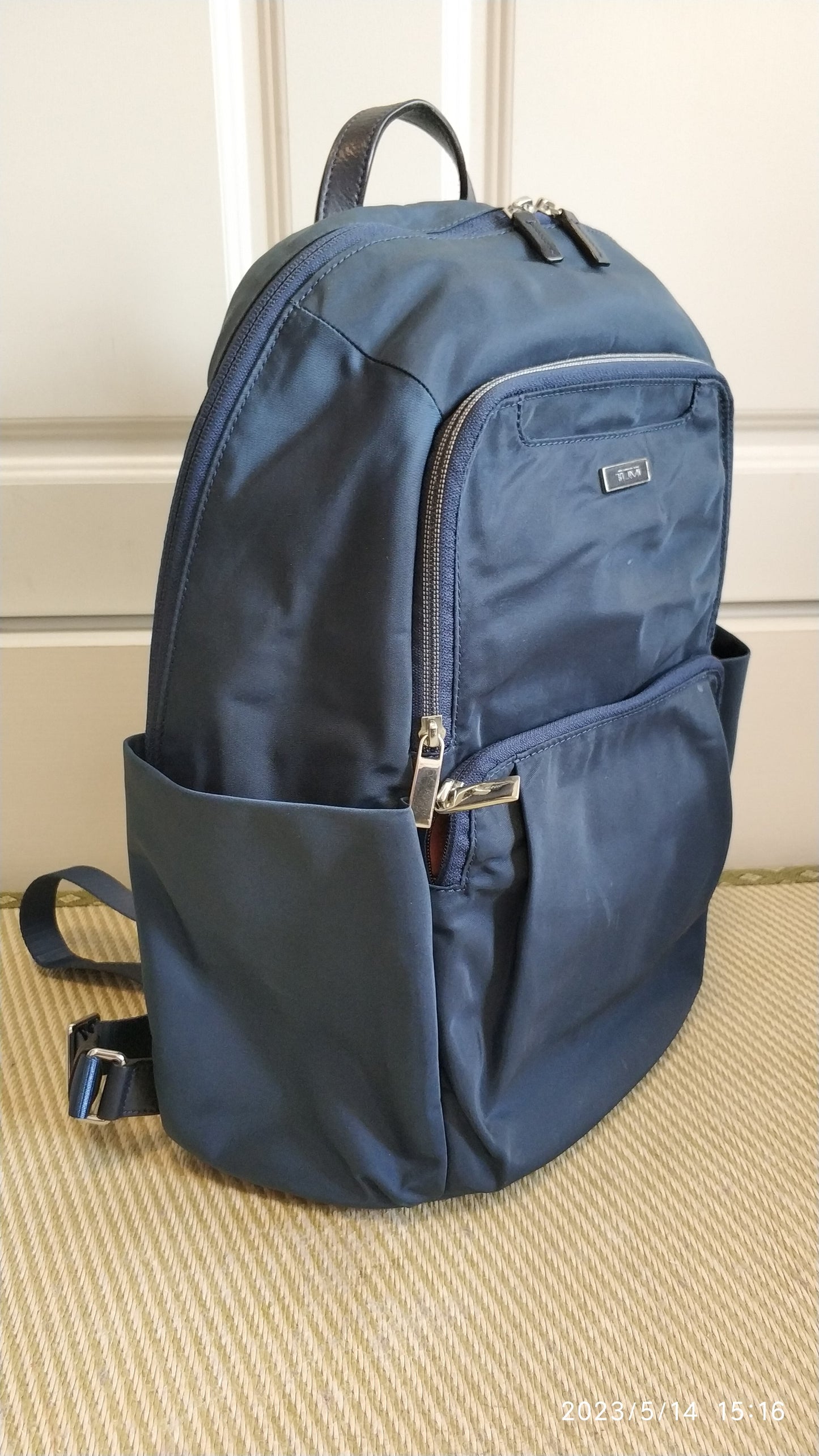 Tumi Voyageur Nylon Backpack Blue