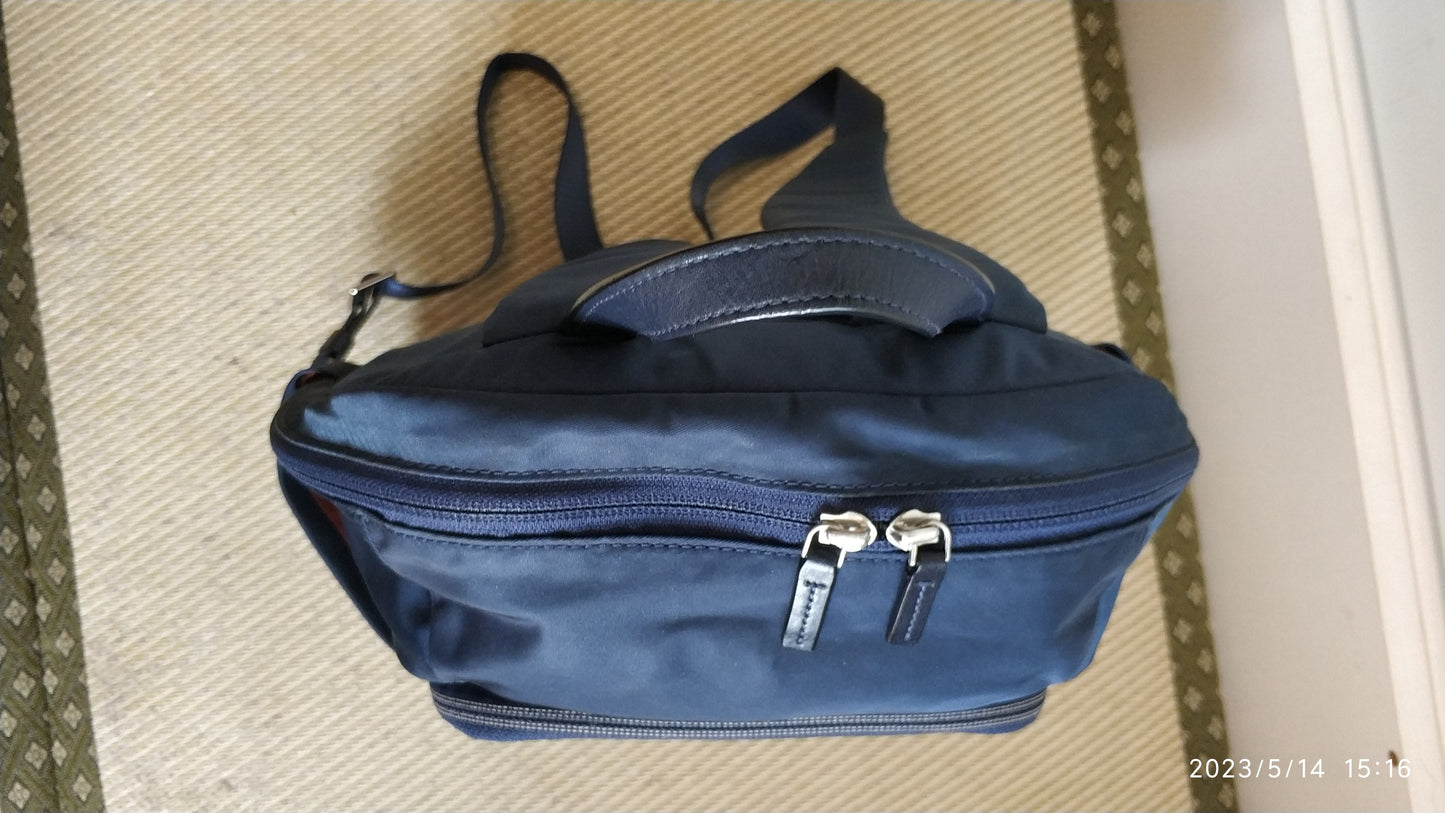 Tumi Voyageur Nylon Backpack Blue