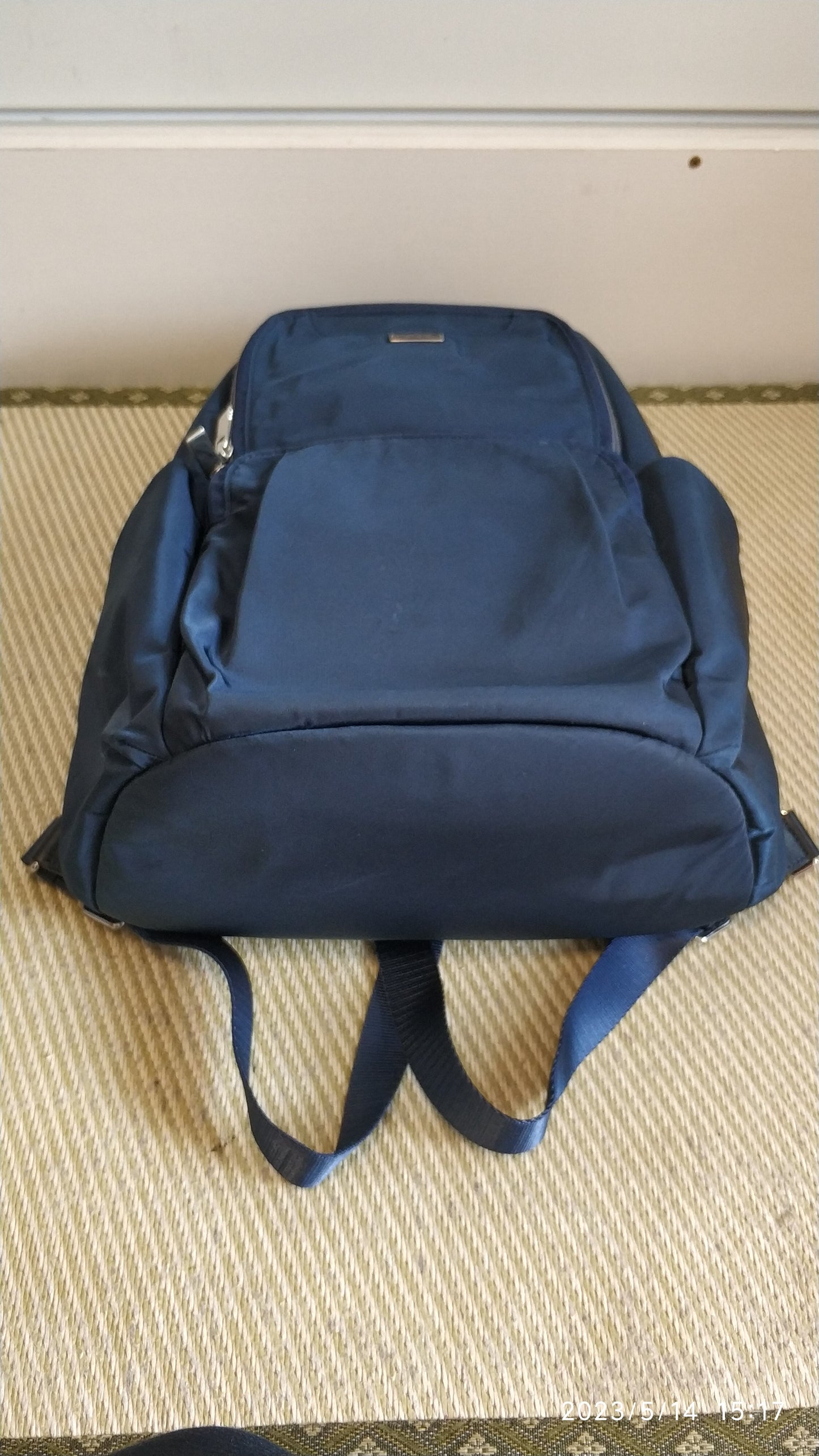 Tumi Voyageur Nylon Backpack Blue