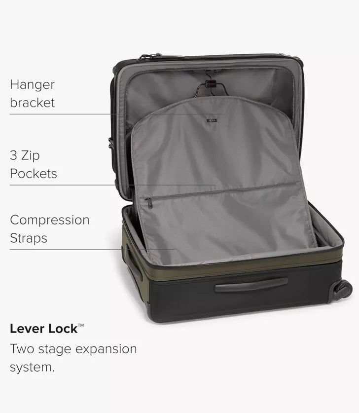 Tumi Alpha Travel Suite Expandable 4 wheeled Suitcase & Slim Backpack, Official, Authentic, New